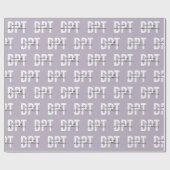 Papier Cadeau DPT Docteur en physiothérapie (Plat)