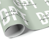 Papier Cadeau DPT Docteur en physiothérapie (Coin rond)