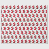 Papier Cadeau Dr. Seuss - Caractères | ANNIVERSAIRE DE ENFANT (Plat)