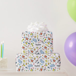 Papier Cadeau Dr. Seuss Character Confetti   ANNIVERSAIRE DE ENF