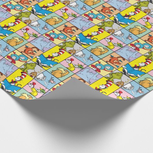 Papier Cadeau Dr Seuss | Graphique Histoires (Coin)