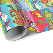 Papier Cadeau Dr Seuss | Tranche de caractères (Coin rond)
