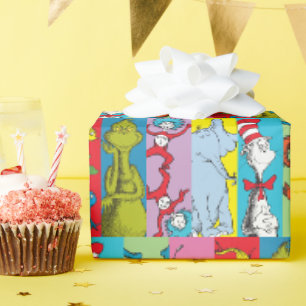 Papier Cadeau Dr. Seuss Tranche de personnage