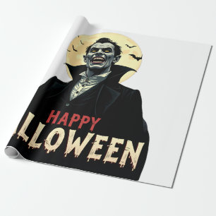 Papier Cadeau Dracula vous souhaite une nuit Éffrayante