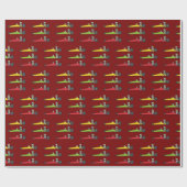 Papier Cadeau Drag Racing (Plat)