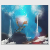 Papier Cadeau Dragon (Plat)