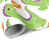 Papier Cadeau Dragon (Coin rond)