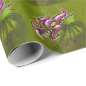 Papier Cadeau Dragon (Coin rond)