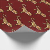 Papier Cadeau Dragon à tête (Coin)