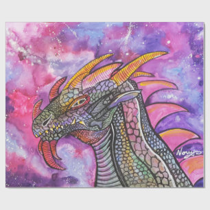 Papier Cadeau Dragon Art par Novy Wrapping Paper