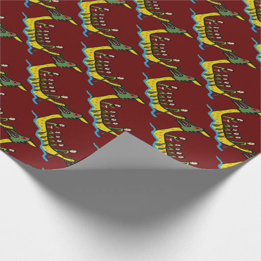 Papier Cadeau Dragon Boat Racing (Coin)