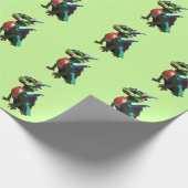Papier Cadeau Dragon coloré (Coin)