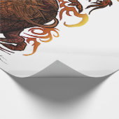 Papier Cadeau Dragon (conception de signature) (Coin)