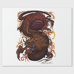 Papier Cadeau Dragon (conception de signature)