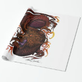 Papier Cadeau Dragon (conception de signature) (Déroulé)