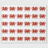 Papier Cadeau Dragon de Gallois (Plat)