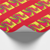 Papier Cadeau Dragon de Nouvel An chinois ENactal papier d'envel (Coin)