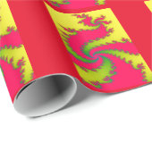 Papier Cadeau Dragon de Nouvel An chinois ENactal papier d'envel (Coin rond)