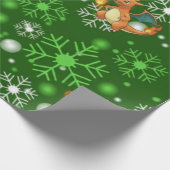 Papier Cadeau dragon feux  (Coin)