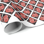 Papier Cadeau Dragon Heart (Coin rond)