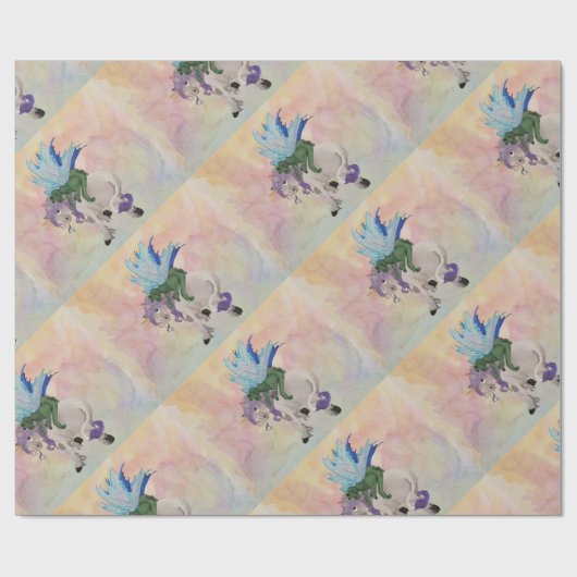 Papier Cadeau Dragon Hugs (Plat)