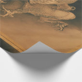 Papier Cadeau Dragon japonais vintage (Coin)
