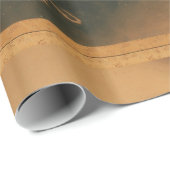 Papier Cadeau Dragon japonais vintage (Coin rond)