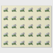 Papier Cadeau Dragon nouveau-né (Plat)