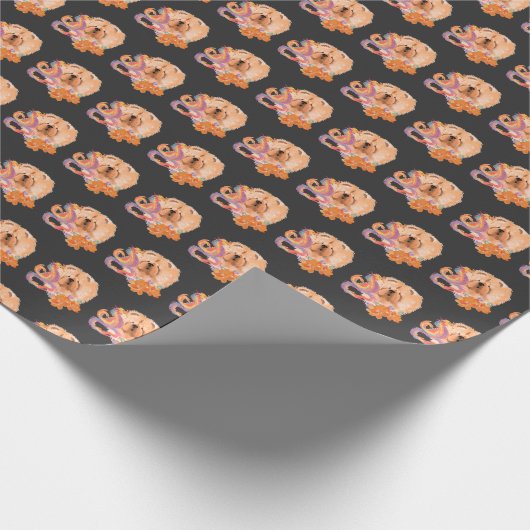 Papier Cadeau DRAGON-TALEZ CHOW Année du dragon (Coin)