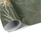 Papier Cadeau Dragonfles rétro (Coin rond)