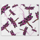 Papier Cadeau Dragonflies (Plat)