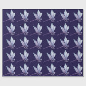 Papier Cadeau Dragonflies pourpre (Plat)