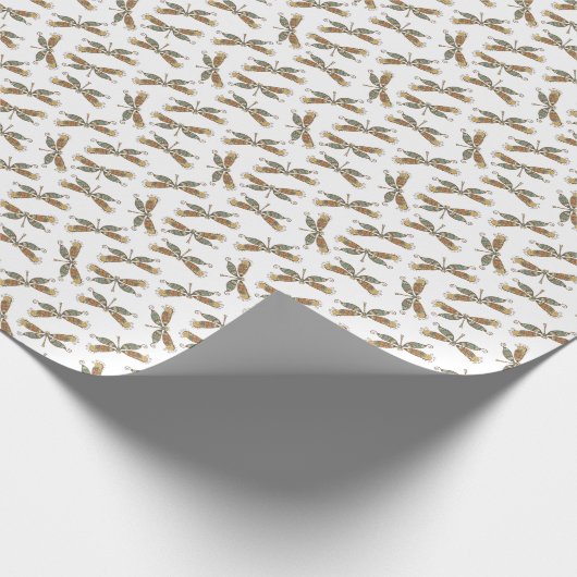 Papier cadeau dragonfly (Coin)