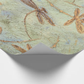 Papier Cadeau Dragonfly Dance Gold (Coin)