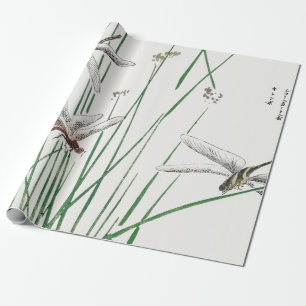 Papier Cadeau DRAGONFLY JAPONAIS Wrapper Paper