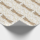 Papier Cadeau Dragonfly on Amber Stones (Coin)