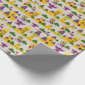 Papier Cadeau Dragons dans un pays de contes de fées (Coin)