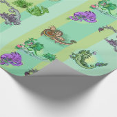 Papier Cadeau Dragons du jardin Little Herb (Coin)