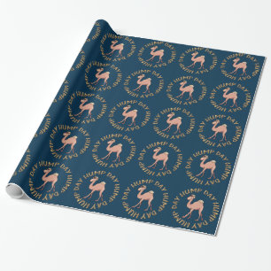 Papier Cadeau drague bosse jour chameau