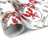 Papier Cadeau Drake-Irlandais-Crête (Coin rond)