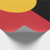 Papier Cadeau Drapeau aborigène australien (Coin)