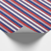 Papier Cadeau Drapeau Abstrait américain 2 (Coin)