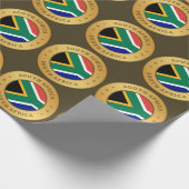 Papier Cadeau Drapeau Afrique du Sud (Coin)