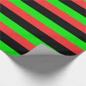 Papier Cadeau Drapeau afro-américain (Coin)