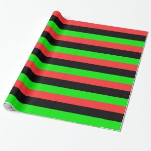 Papier Cadeau Drapeau afro-américain