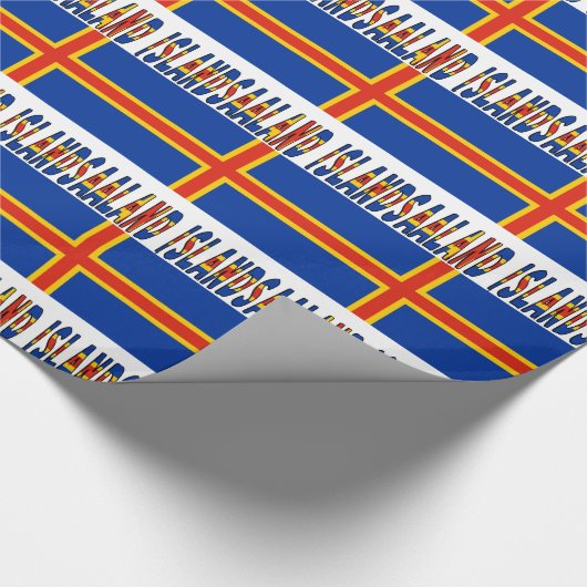 Papier Cadeau Drapeau Ålander (Coin)