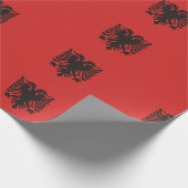 Papier Cadeau Drapeau albanais partout (Coin)