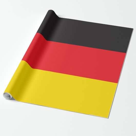Papier Cadeau Drapeau allemand (Déroulé)