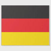 Papier Cadeau Drapeau allemand (Plat)