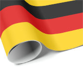 Papier Cadeau Drapeau allemand (Coin rond)